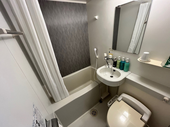 Bathroom 5, Hotel Route Inn Mitsukaido Ekimae, Jōsō