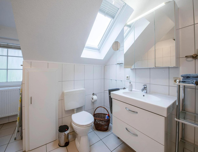 Bathroom, Ferienwohnung in Friedrichkoog-spitze, Dithmarschen