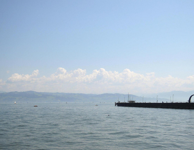 View from property 2, Apartment in Langenargen Near Lake Constance, Bodenseekreis