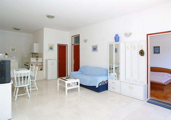 Living room, Apartments Tomasic - Two Bedroom Apartment With Sea View, Smokvica