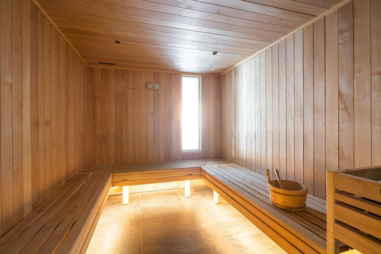 Sauna, New Apartments by the Slopes in L'alpe D'huez, Isère