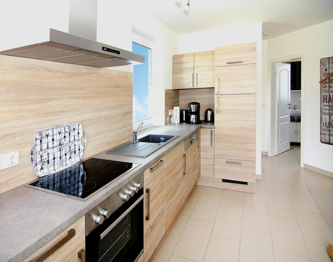 Private kitchen, Ferienhaus Poseidon in Vieregge, Vorpommern-Rügen