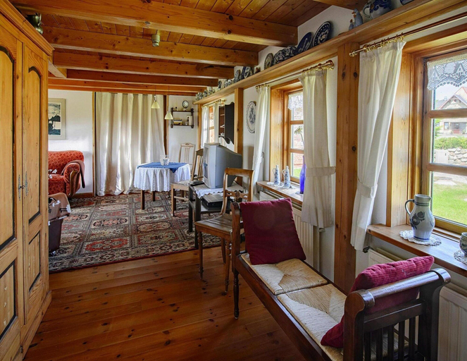 Living room 3, Doppelhaushaelfte Posthus, Behrendorf, Nordfriesland