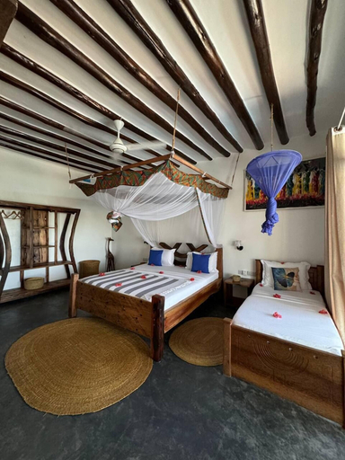 Bedroom 3, Bitcoin Beach Hotel Zanzibar, Kati