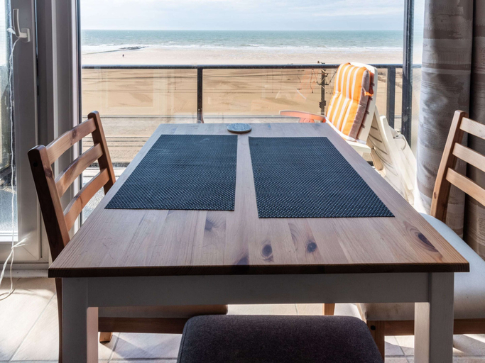View from property 5, Studio in Ostend With Stunning Sea Views, West-Vlaanderen