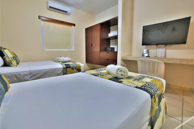 Bedroom 2, 12 ビーズ ホテル, Cozumel