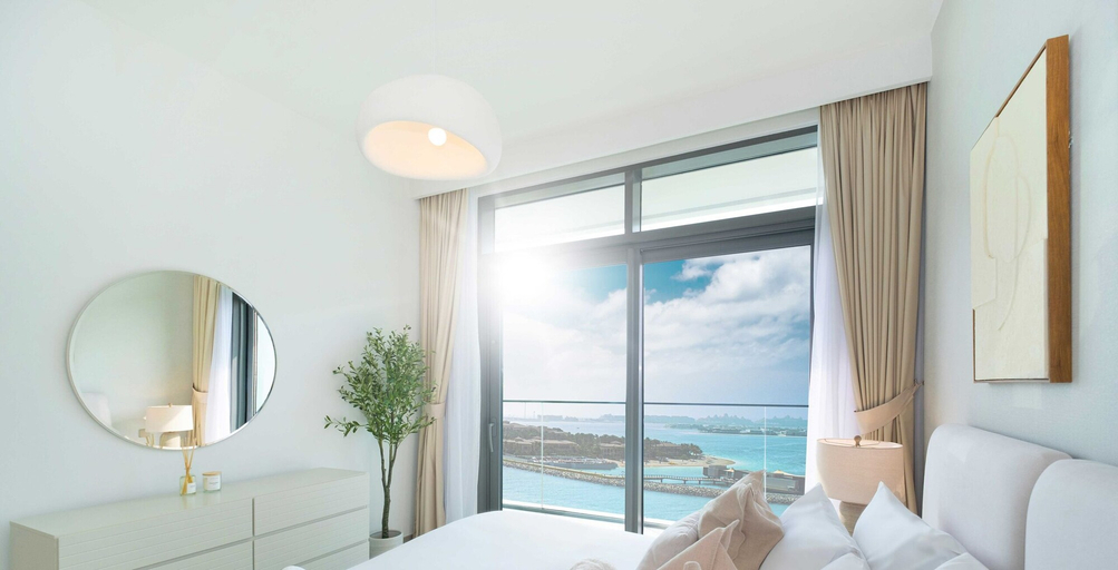 Bedroom 3, LUX The Beachfront Island View Suite, Dubai