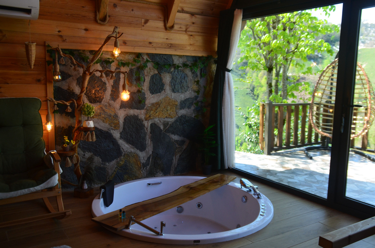 Bathroom, Doğallife Suit Bungalov, Ardeşen
