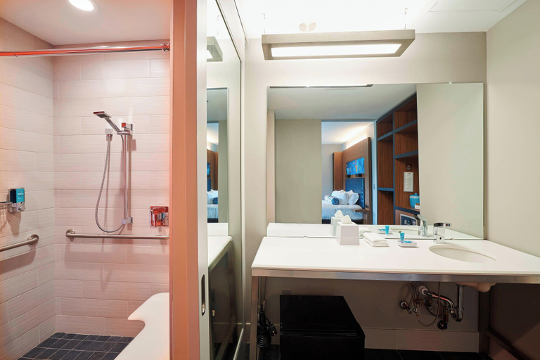 Bathroom 4, Aloft by Marriott Cleveland Airport, Cuyahoga