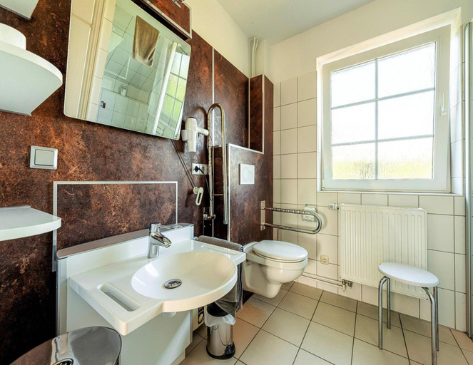 Bathroom, Wohnung in Friedrichskoog-spitze mit Parkplatz, Dithmarschen