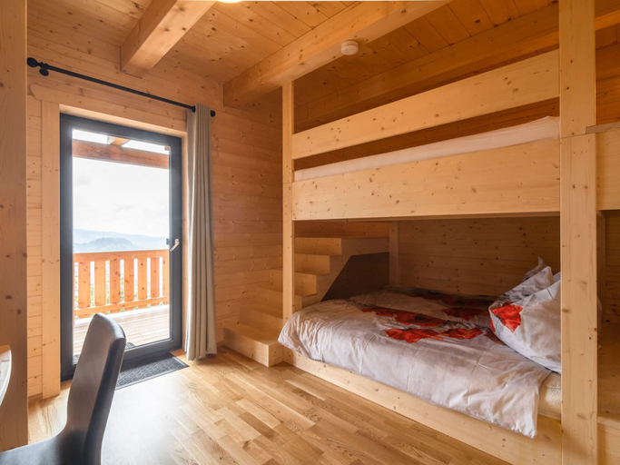 Bedroom 2, Chalet in Klippitztorl ski Area With Sauna, Wolfsberg