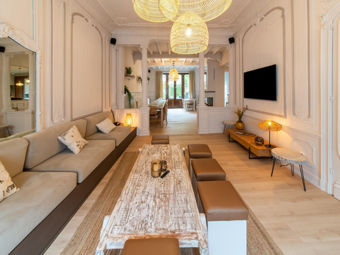Living room, Spacious Holiday Home in Vielsam With Garden, Luxembourg