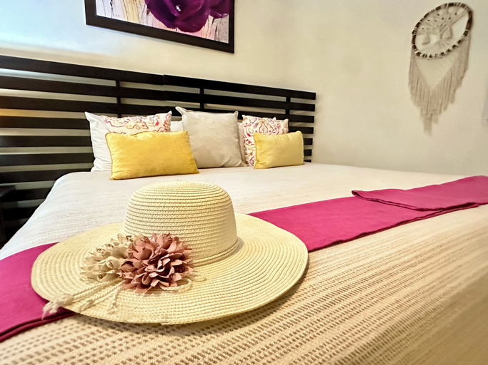 Bedroom 3, Bright ocean view 2 bedrooms condo second floor at EL FARO by DPM, Cozumel