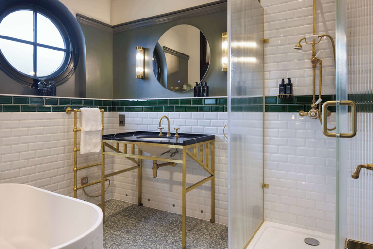 Bathroom 5, The Samuel Ryder Hotel St Albans, Tapestry Collection Hilton, Hertfordshire