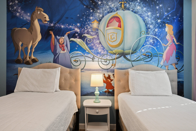 Bedroom 3, Spacious Retreat With Pool, Spa & Themed Rooms, Osceola