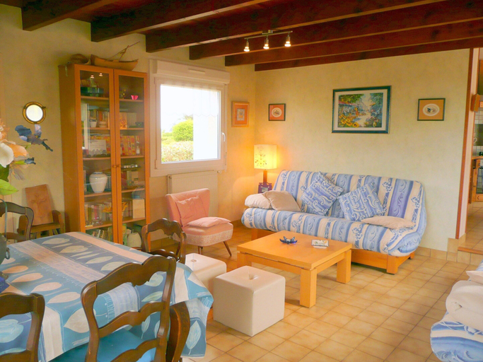 Living room, Cottage, Landeda, Finistère