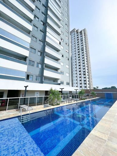 Exterior & Views 2, Apto Moderno com Vista Fantástica do Flamboyant, Goiania