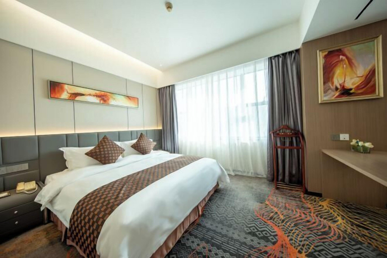 Bedroom 2, Shenzhen Pingshan high-speed railway station Romanjoy International Hotel, Shenzhen
