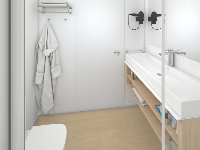 Bathroom, Aparthotel Pierre & Vacances Mallorca Cecilia, Baleares
