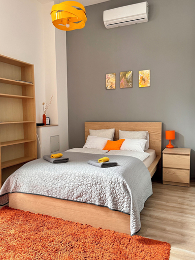 Bedroom 3, Gracia Apartment House, Budapesti