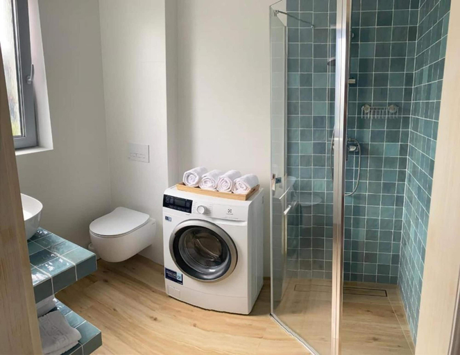 Bathroom, Holiday Home in Grzybowo Near Beach & Bike Path, Kołobrzeg
