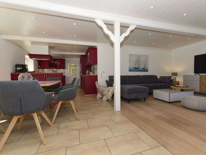 Living room 2, Ferienwohnung in Wyk Boldixum for Vier Personen, Nordfriesland