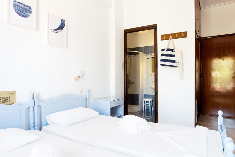Bedroom 3, Potokaki Beachfront Hotel, North Aegean