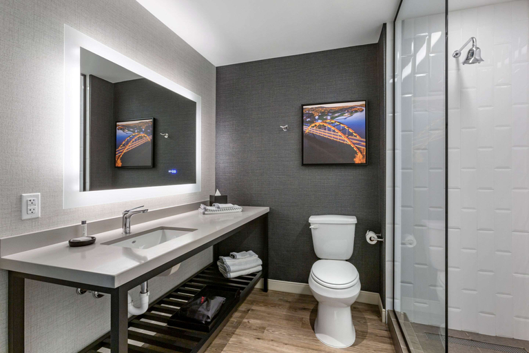 Bathroom 4, Cambria Hotel Austin Airport, Travis