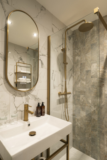 Bathroom 5, Ellen Kensington Hotel, London