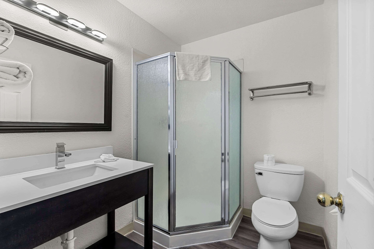 Bathroom 4, Econo Lodge Stockton near I-5 Fairgrounds, San Joaquin