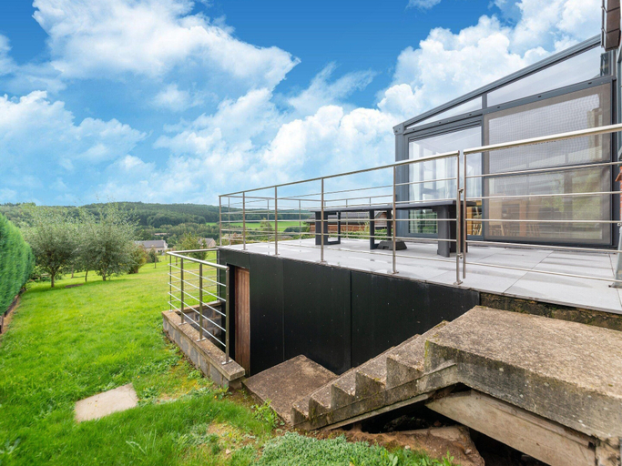 View from property 2, Cozy Holiday Home in Malmedy With a Beautiful View, Liège