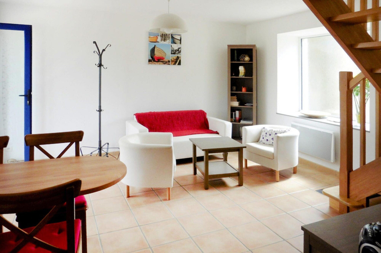 Living room, Cottage in Brittany With Stunning Sea Views, Finistère