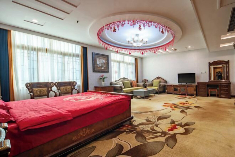 Bedroom 2, Hongda Longmen Hotel, Yantai