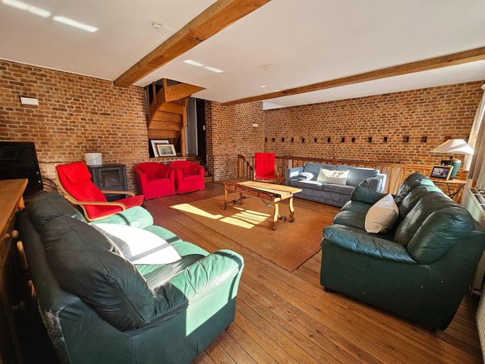 Living room, Holiday Home in Wallonie With Terrace, Liège