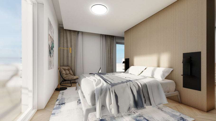 Bedroom 3, Botel Marina, Praha 7