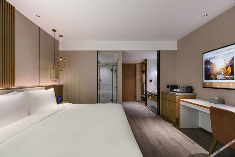 Bedroom 2, Crystal Orange Hotel Hangzhou Grand Canal Wanda Pl, Hangzhou