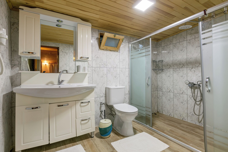 Bathroom 3, Etenna Beach Bungalows, Kemer
