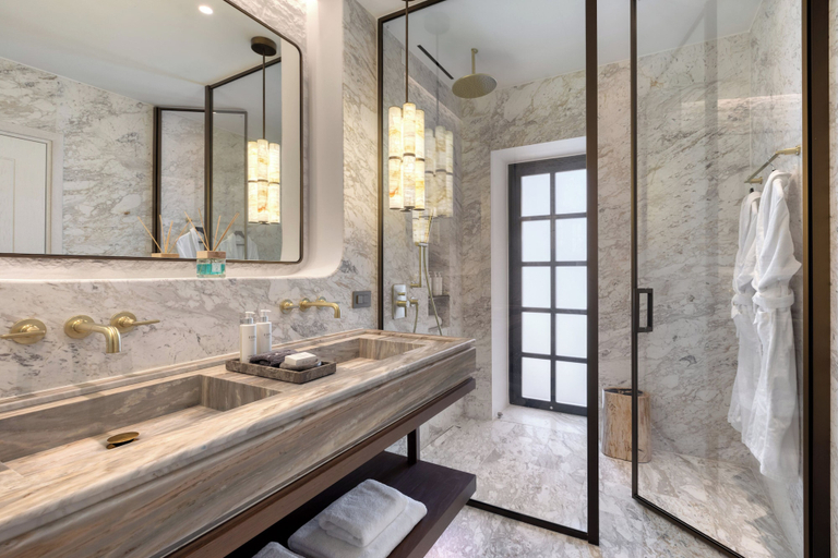Bathroom 5, Sandblu Santorini, LXR Hotels & Resorts, South Aegean