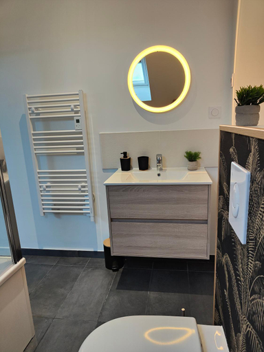 Bathroom 2, Gîtes Les Piraudières, Indre-et-Loire