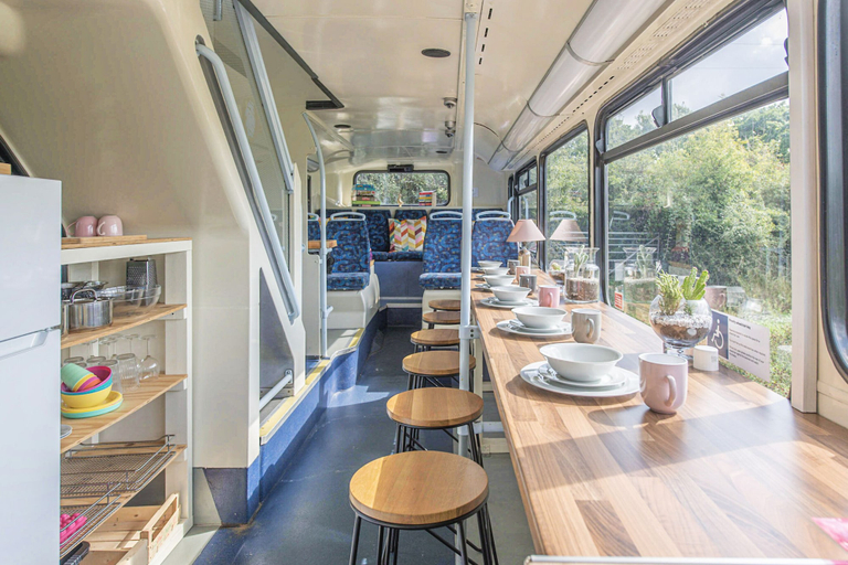 Food & Drinks 5, Double Decker Bus on an Alpaca Farm Sleeps 8, Devon