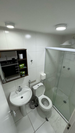 Bathroom, Apto Sao Paulo - Expo Center , Anhembi, Rod. Tiete 3, São Paulo