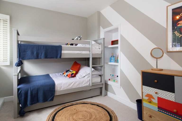Bedroom 5, Bosham 3 BR Beach House With Garden Playhouse, West Sussex