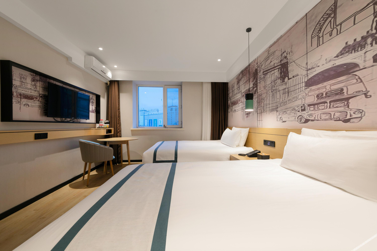 Bedroom 2, Nihao Hotel Harbin Central Street Saint Sophia Cathedral, Harbin