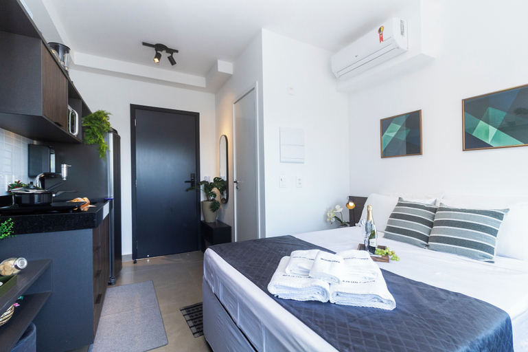 Bedroom 3, Oscar Freire - Condomínio Glass VN, São Paulo