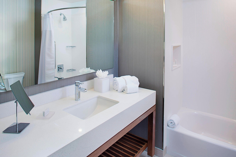 Bathroom 5, Courtyard by Marriott Dallas Carrollton, Dallas