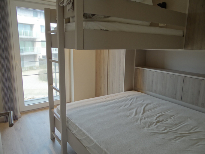 Bedroom 3, Apartment in Nieuwpoort Near the Beach, West-Vlaanderen