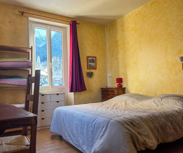 Bedroom 3, Gite de la Martinette, Isère