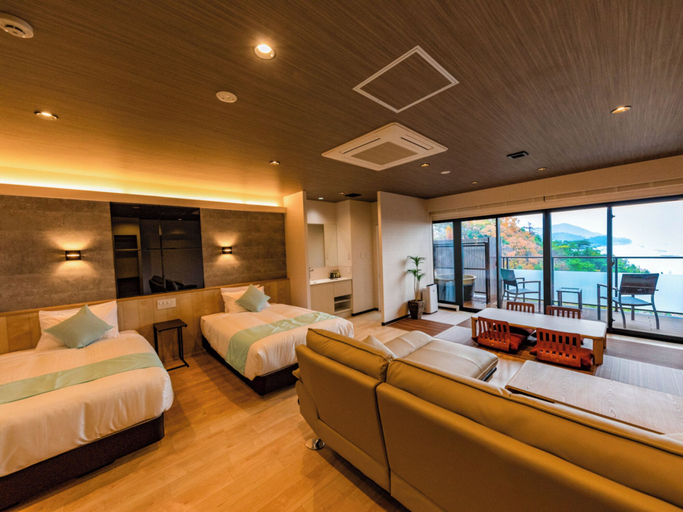 Bedroom 4, Livemax Resort Miyahama Onsen-ocean, Hatsukaichi