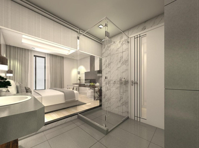 Bathroom 2, Thaisun Bangkok Hotel, Khlong Toey