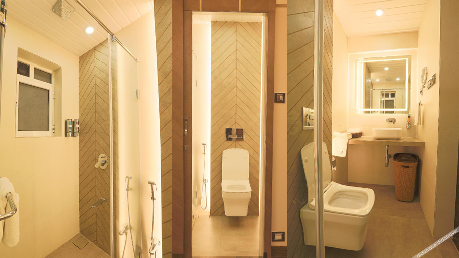 Bathroom, HOTEL SURYA PRAKASH CHEMBUR, Mumbai Suburban